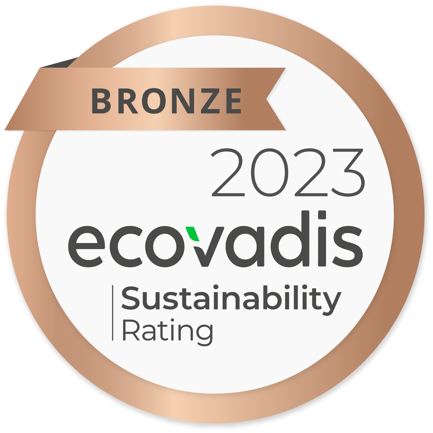 Logo ecovadis Bronze 2023